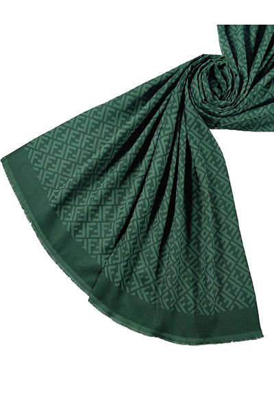 mim eşarp Σάλι Işıl Silk Cotton Jacquard F με σχέδιο 75x190 cm