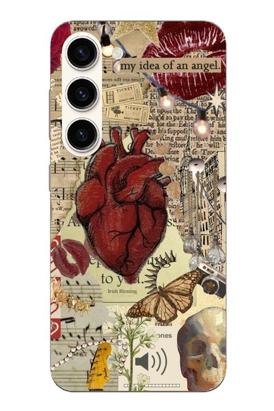 TechTree Samsung Galaxy S23 Compatible Vampire Diaries Vintage Transparent Si...