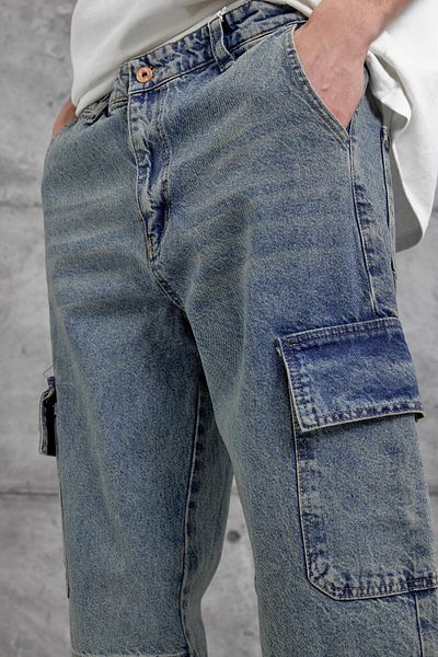 NOMARC Παντελόνι Cargo Navy Blue W11