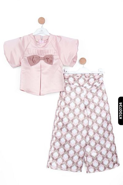 xo kids moda Girl's Top and Bottom Set - 6-14 Years, Model No: 5005