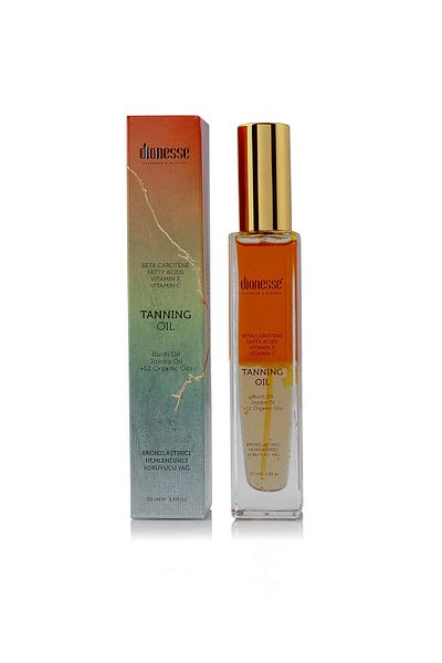 dionesse Bronzing Oil 50 ml - 2 Phase Natural Body Oil for Lasting Tan and Moisturization