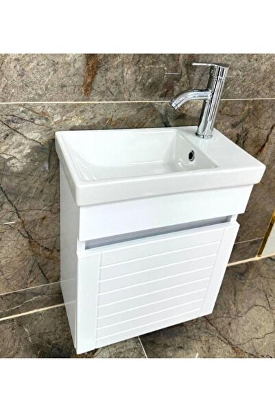 evdeniste Beta Plus Beyaz Banyo Dolabı Alt Modül 45 cm