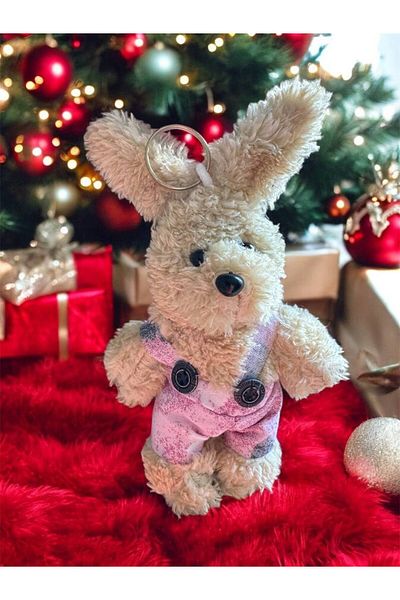 farist Plush Rabbit Keychain and Bag Ornament - Cute and Soft Plush Toy Keychain
