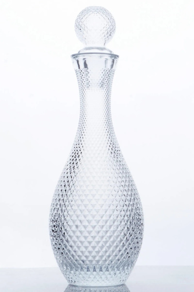 Amentes KESME CAM KAPAKLI SÜRAHİ&ŞERBETLİK&KRAFT-900 cc