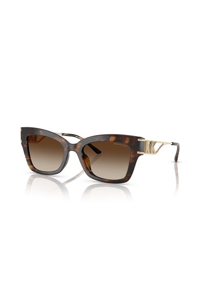 Michael Kors Woman Square Sunglasses- Mk 2237u - Lense Size:52mm - Dark Tortoise