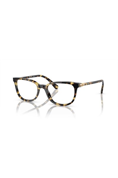 Swarovski Woman Rectangle Eyeglasses- Sk 2003 - Lense Size:50mm - Havana
