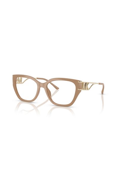 Michael Kors Woman Square Eyeglasses- Mk 4140u - Lense Size:54mm - Camel