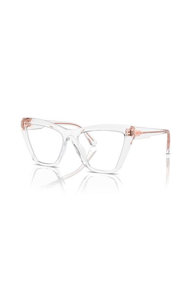 Michael Kors Woman Cat Eye Eyeglasses- Mk 4118u - Lense Size:54mm - Clear