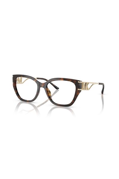 Michael Kors Woman Square Eyeglasses- Mk 4140u - Lense Size:54mm - Dark Tortoise