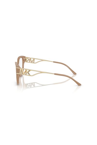 Michael Kors Woman Square Eyeglasses- Mk 4140u - Lense Size:54mm - Camel
