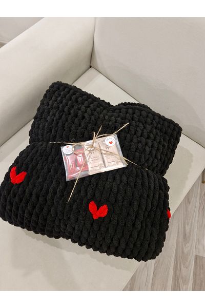 ALPJOY Alpjoyy Puffy Heart Tv Blanket 130X170Cm