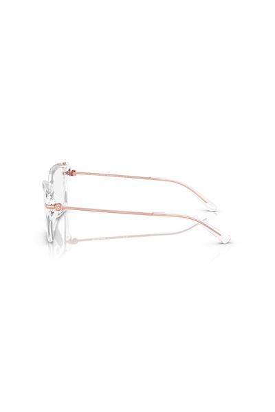 Michael Kors Woman Rectangle Eyeglasses- Mk 4134u - Lense Size:52mm - Clear