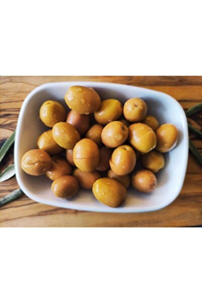 ÖZGÜN ZEYTİN & ZEYTİNYAĞI Ayvalık Yeşil Kırma Zeytin 1'lik Cam Kavanoz