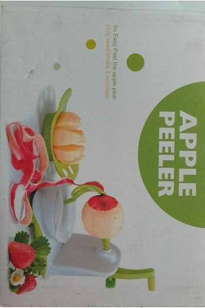 Generic مقشرة تفاح، مقاس واحد، ابيض/اخضر