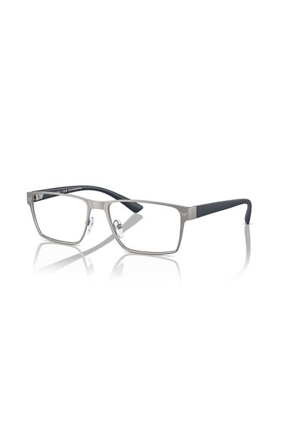 Emporio Armani Man Rectangle Eyeglasses- Ea 1157 - Lense Size:53mm - Matte Gunmetal