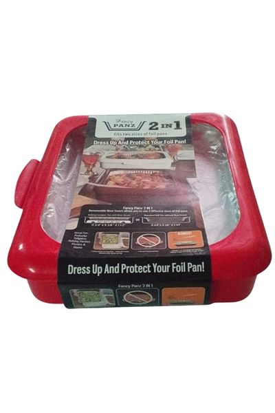 Generic 2 in 1 Foldable Foil Food Holder
