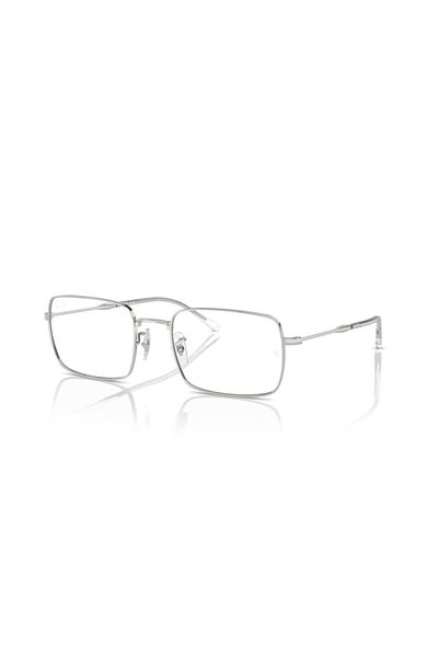 Ray-Ban Ray Ban Vista Unisex Rectangular Eyeglasses- Rb 6520 - Lense Size:53mm - Silver