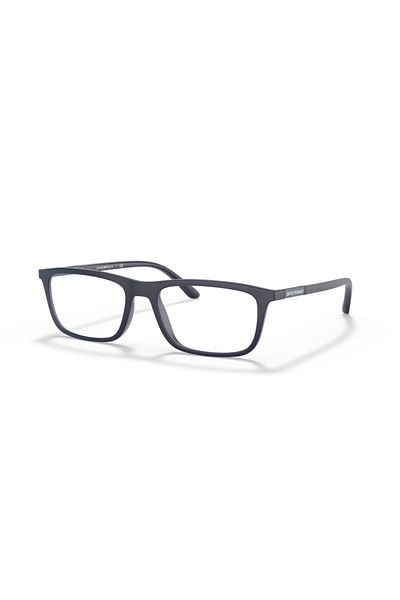 Emporio Armani Man Rectangle Sunglasses- Ea 4160 - Lense Size:55mm - Matte Blue