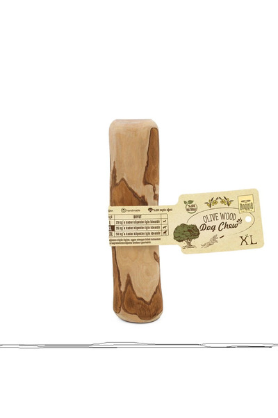Doggie Doğal Zeytin Ağacı Çiğneme Kemiği Oyuncağı (XL)