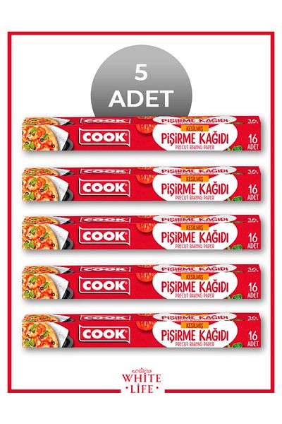COOK 80 Sheets of Cut Back Sheets - 16 X 5 Pieces