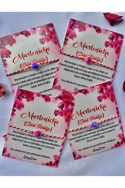 BeryDenz Ceramic Beaded Marteniçka bracelet (with card + gift package)