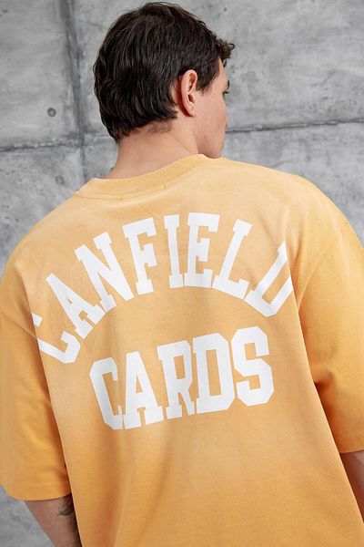 NOMARC Μπλουζάκι Oversize με μουστάρδα Canfield Card Written
