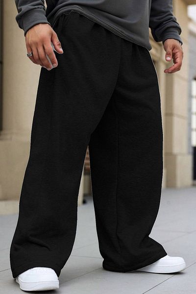 BSBSPOR Ultra Loose Fitting Straight Adjustable Leg Inside Elastic