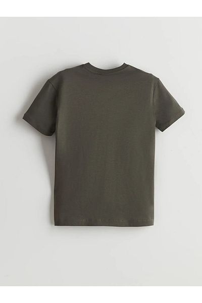 LC Waikiki Lcw Eco Khaki Crew Neck Boy T-Shirt