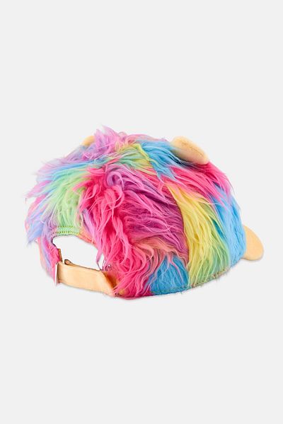 Squishmallows قبعة ليونارد المبهجة للأطفال البنات، باللون الأصفر