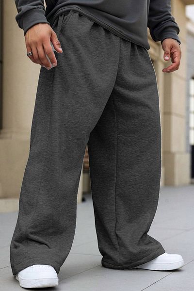 BSBSPOR Ultra Loose Fitting Straight Adjustable Leg Inside Elastic