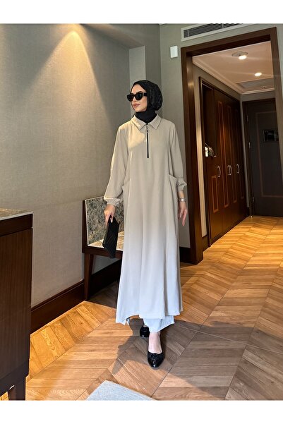 sevannaluxurydesign Fermuar / cep detaylı tunik & pantolon takım