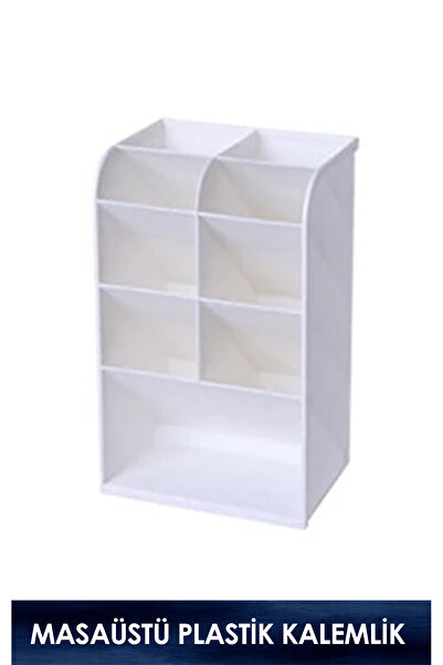 Vox Art Επιτραπέζια Λευκή Πλαστική θήκη για στυλό - 9 θήκες