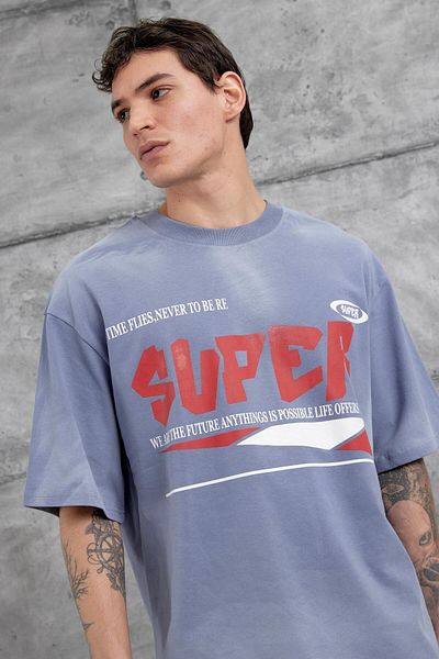 NOMARC Μπλουζάκι Smoke Super Written Oversize