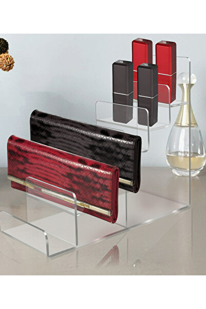 Galip Bronz Şeffaf Teşhir Cüzdanlık Standı , Cüzdan , Çanta, Gözlük Standı