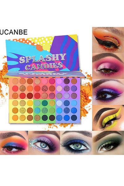 MİNGODAN 54-Piece Eyeshadow Palette Delicate, Stylish and Soft Makeup Set with Versatile New Color Fashion