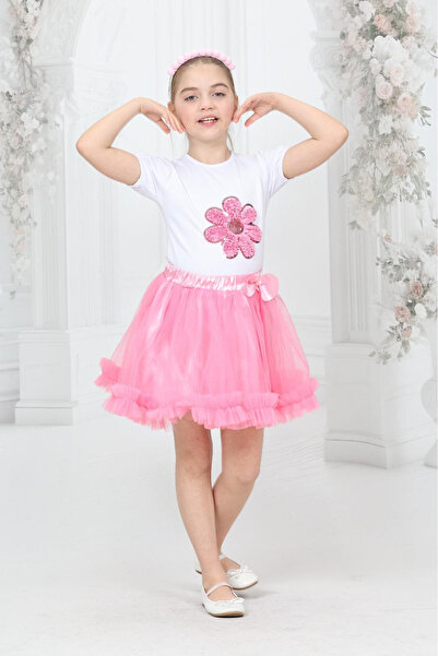 Nacar DEVOJČIČKI SET GORNIH I DONJIH DELOVA, MAJICA I SUKNJA, 23. APRIL