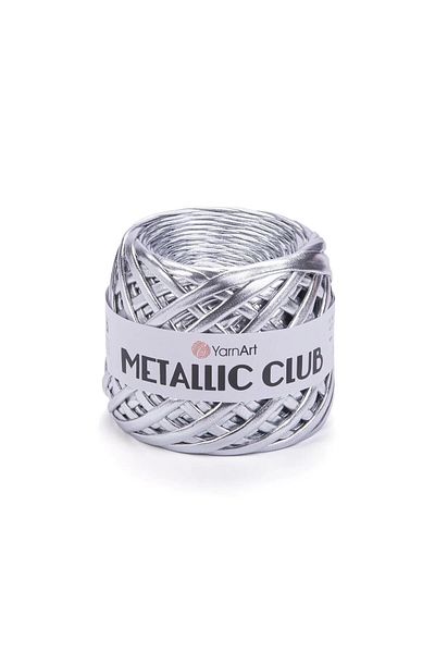 Yarnart METALLIC CLUB - ΣΚΕΛΟΣ ΠΛΕΚΤΟΣ 8102-ΑΣΗΜΙ