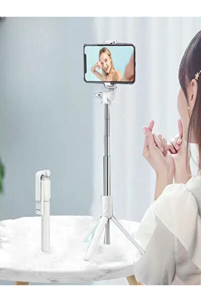 Anunnaki 2in1 Masaüstü Kumandalı Tripod ve Taşınbilir Selfie Çubuğu 70cm Ios ...