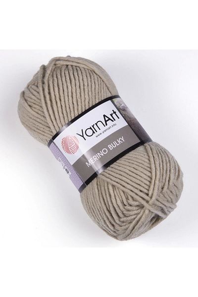 Yarnart Merino Bulky - Πλεκτό Χέρι Νήμα Ανοιχτό Μπεζ-033