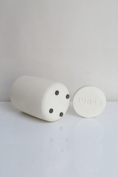 Ghogol Home Bole Countertop Concrete Candy Jar