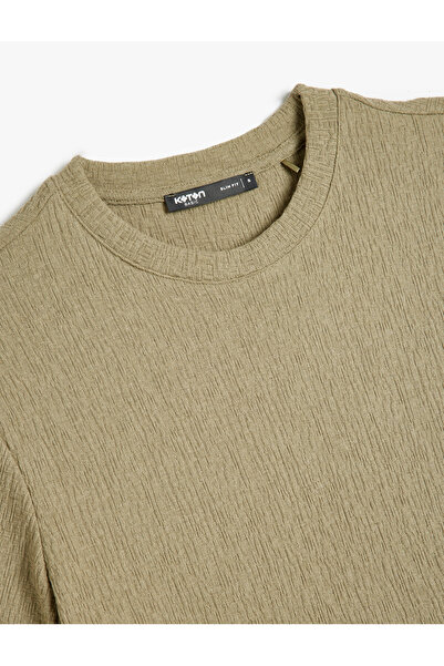 Koton Green Short Sleeve T-Shirt