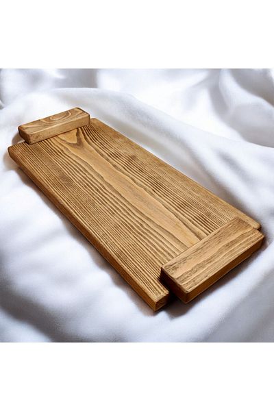 websunday Natural Handmade Wooden Tray, Coffee Presentation, Engagement Tray