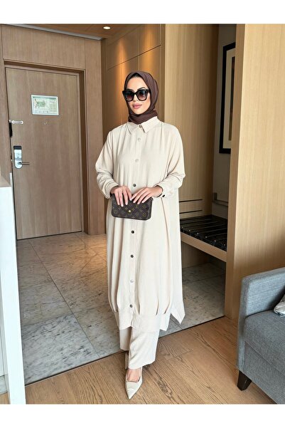 sevannaluxurydesign Çıt çıt detay tunik & pantolon takım