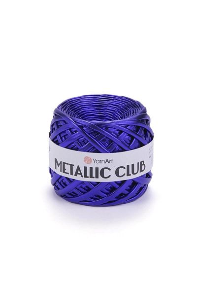 Yarnart METALLIC CLUB - ΣΧΟΙΝΙ ΠΛΕΚΤΟΣ 8119-ΣΚΟΥΡΟ ΜΠΛΕ