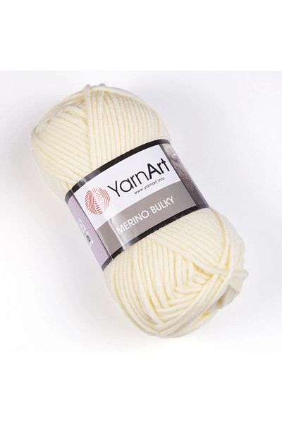Yarnart Merıno Bulky - Κρέμα νήματος πλεξίματος στο χέρι-7003