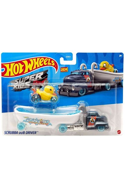 HOT WHEELS Super Rigs Ördekli Küvetli Tır Scrubba Dub Driver 2024