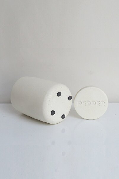 Ghogol Home Bole Countertop Concrete Pepper Shakers - Spice Rack