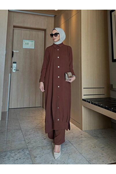 sevannaluxurydesign Çıt çıt detay tunik & pantolon takım