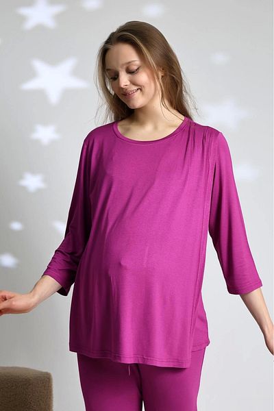 LadyMina Pijama Soft Textured Maternity Lausa Pajama Suit