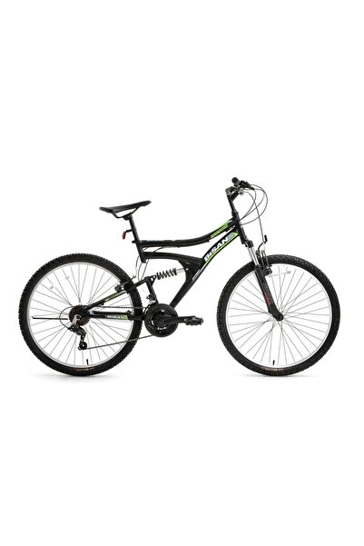 Bisan Ranger 24 Jant 36K Çift Amartüsörlü Dağ Bisikleti Mat Siyah-Yeşil